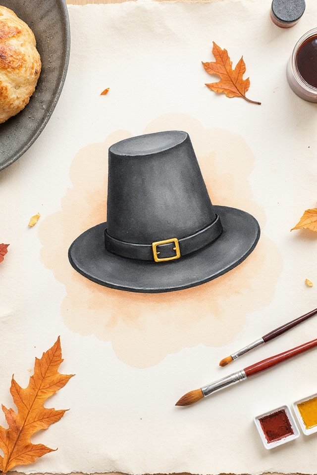 pilgrim hat table decor
