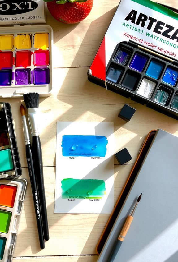 quality watercolor supply considerations
