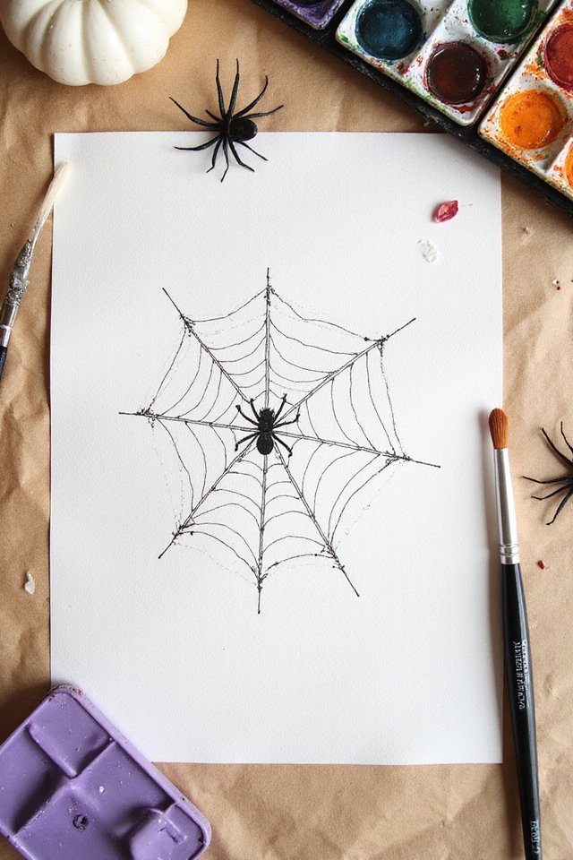 sparkling spider web jewels