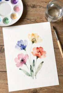 beginner friendly watercolor projects