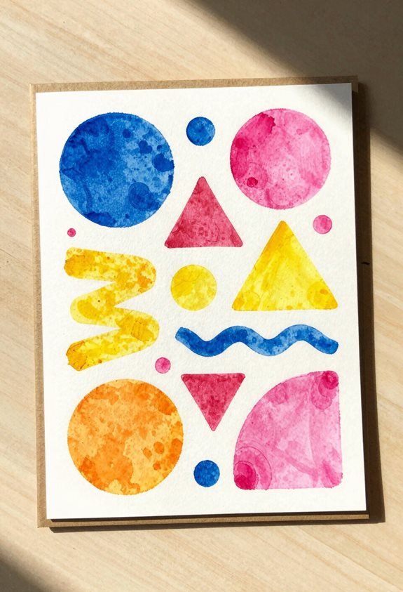 bold colorful abstract designs