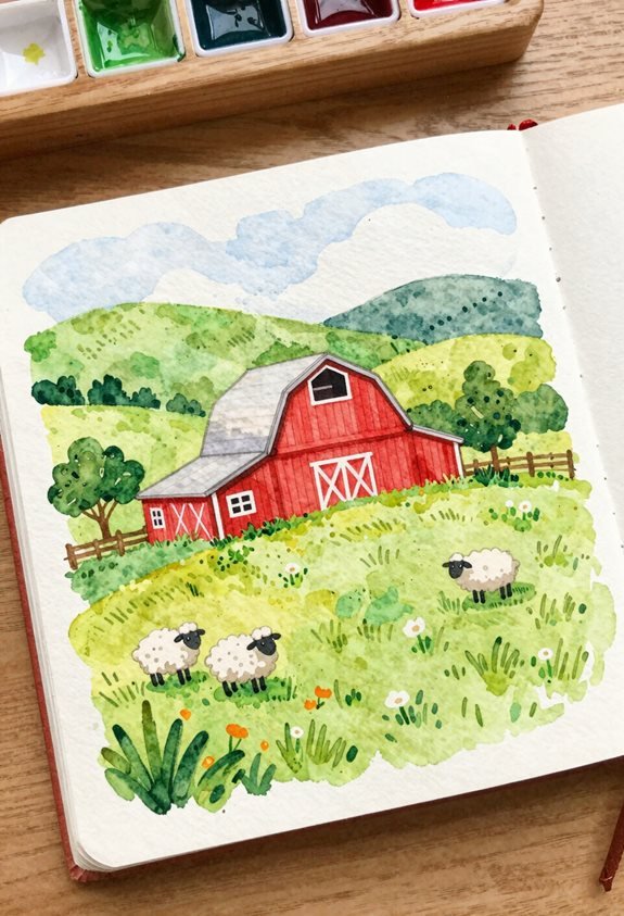 charming rustic farmhouse artwork