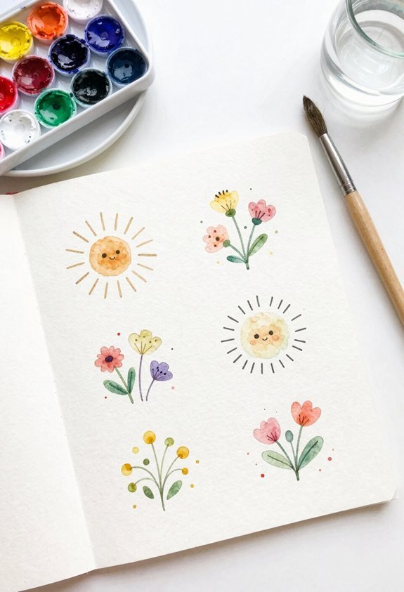 creative floral painting fun