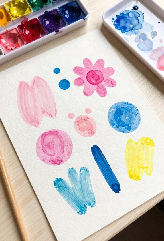 creative watercolor craft night