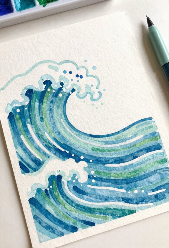 dynamic calming wave patterns