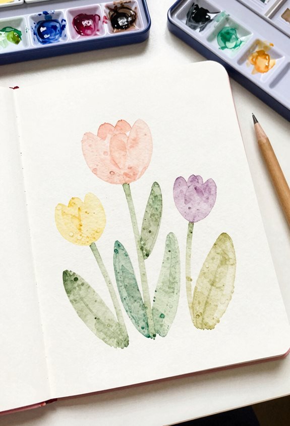 elegant floral canvas art