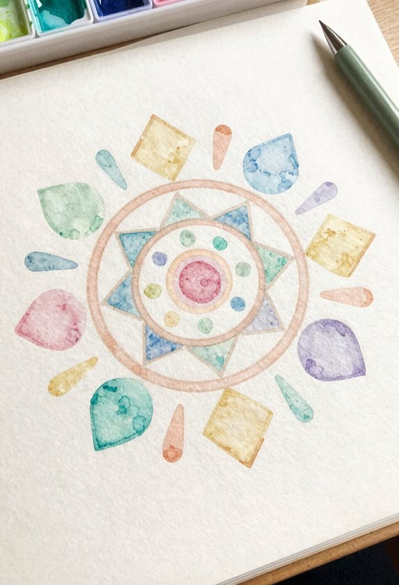 geometric mandala art supplies