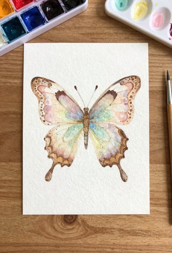 intricate colorful brush practice