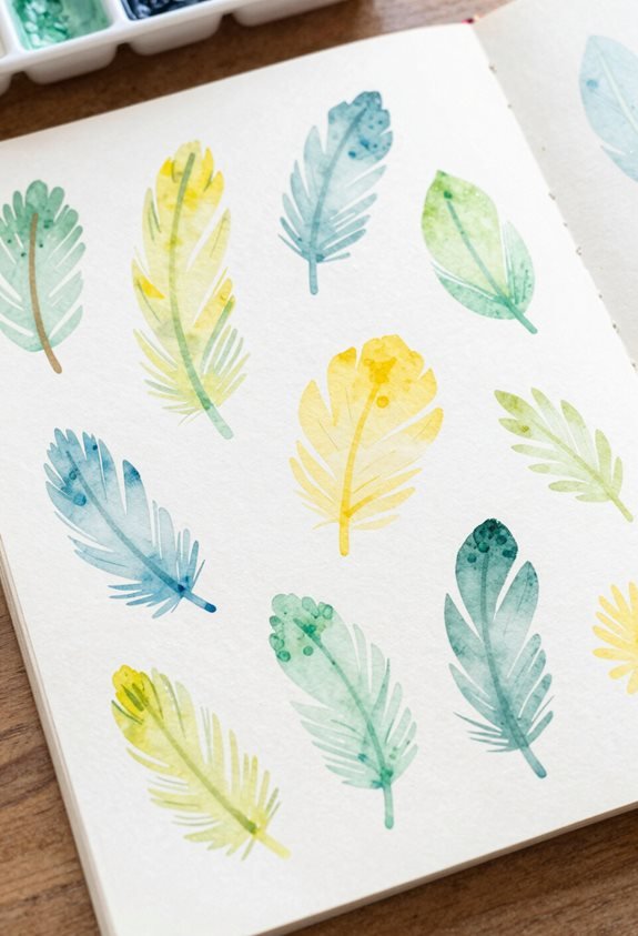 natural elegance in watercolor