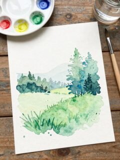nature inspired watercolor techniques