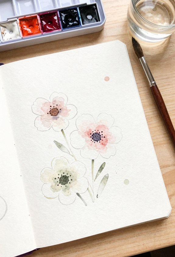 raindrop pattern stippling technique