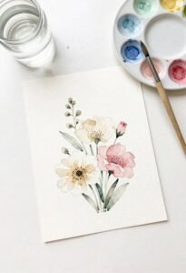 spring inspired watercolor techniques