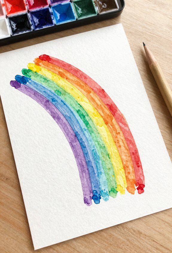 vibrant watercolor background technique