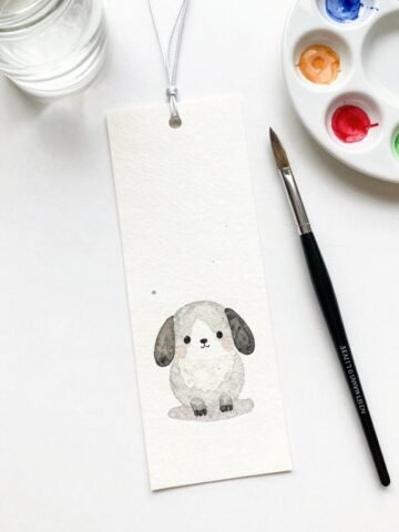 watercolor bookmarks for kids